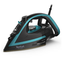Tefal Puregliss FV8066E0 fer à repasser Fer à repasser à sec ou à vapeur Durilium AirGlide Autoclean soleplate 3000 W Noir, Bleu