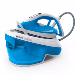 Tefal Express Airglide SV8002, 380 g/min, Durilium AirGlide soleplate, 5,9 bar, 1,8 L, 120 g/min, Bleu, Blanc