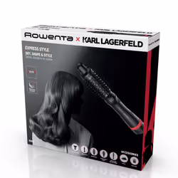 Rowenta Express Style CF635LF0 brosse soufflante et fer à lisser Brosse soufflante à air chaud À chaleur Noir, Rouge 800 W 1,8 m - Vue supplémentaire 11