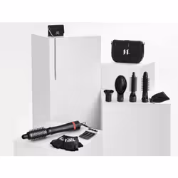 Rowenta Express Style CF635LF0 brosse soufflante et fer à lisser Brosse soufflante à air chaud À chaleur Noir, Rouge 800 W 1,8 m