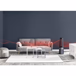 Rowenta Eclipse QU5062F0 purificateur d'air 30 m² 32 dB Noir, Gris