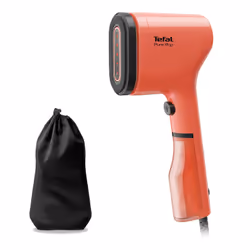 Tefal Pure Pop DT2022, Défroisseur vapeur portatif, 0,07 L, 0,25 min, Corail, Boutons, Commutateur manuel