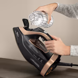 Tefal Ultimate Power Pro FV9E50E0 fer à repasser Fer à repasser à sec ou à vapeur Durilium AirGlide Autoclean soleplate 3200 W Noir, Cuivre - Vue supplémentaire 8