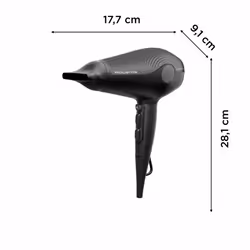 Rowenta Ultra Silence CV6430F0 sèche-cheveux 1800 W Noir - Vue supplémentaire 2