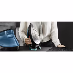 Tefal Pro Express Vision GV9822 3000 W 1,2 L Durilium AirGlide Autoclean soleplate Noir, Bleu