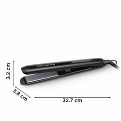 Rowenta Optiliss + SF3320F0 brosse soufflante et fer à lisser À chaleur Noir, Gris 1,8 m