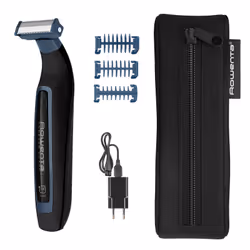 Rowenta TN6011F0 tondeuse à barbe Batterie 3 Noir, Bleu