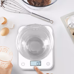 Tefal Optiss BC50U0V0 escabeaux de cuisine Blanc Comptoir Rectangle Balance de ménage électronique - Vue supplémentaire 5