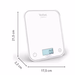 Tefal Optiss BC50U0V0 escabeaux de cuisine Blanc Comptoir Rectangle Balance de ménage électronique - Vue supplémentaire 8