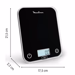 Moulinex BN50U5 escabeaux de cuisine Noir Comptoir Rectangle Balance de ménage électronique - Vue supplémentaire 2