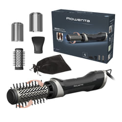 Rowenta Brush Activ UB9530F0 brosse soufflante et fer à lisser Brosse soufflante à air chaud À chaleur Noir, Argent 1000 W 1,8 m