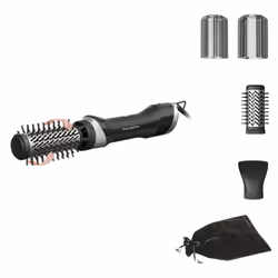 Rowenta Brush Activ UB9530F0 brosse soufflante et fer à lisser Brosse soufflante à air chaud À chaleur Noir, Argent 1000 W 1,8 m