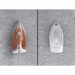 Tefal Virtuo 30 FV2C40E0 fer à repasser Fer à repasser à sec ou à vapeur Semelle en céramique 2000 W Pêche, Blanc - Vue supplémentaire 4