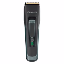 Rowenta TN5224E0, Noir, Vert, 0,5 mm, 3 cm, Barbe, Titane, AC/Batterie