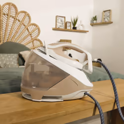 Tefal Pro Express Eco GV9E22E0 Centrale vapeur 2200 W 1,8 L Durilium AirGlide Autoclean soleplate Beige, Blanc - Vue supplémentaire 4
