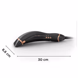 Rowenta Ultimate Experience Air Motion CF8C20E0 sèche-cheveux 1300 W Noir, Cuivre - Vue supplémentaire 2