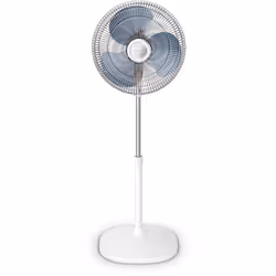 Rowenta Essential +, Ventilateur à lame domestique, Blanc, Sol, 54 dB, 40 cm, 3300 m³/h