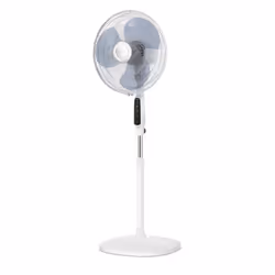 Rowenta Essential+ VU4440, Ventilateur à lame domestique, Blanc, Sol, 55 dB, 40 cm, 1100 - 1300 mm