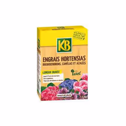 Engrais Hortensias KB - Longue Durée L'engrais Hortensias KB Longue Durée est un engrais spécialement conçu pour les hortensi ...