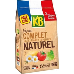 Engrais Complet Universel KB KBCOMP5 - 5kg - Nourrit jusquà 3 mois - Jusquà 100m² fertilisés
