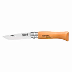 Opinel 000402, Couteau à lame verrouillable, Camper/scout, Acier au carbone, Bois, Acier inoxydable, 1 outils