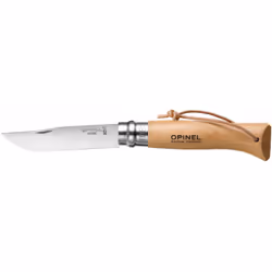 Opinel N°08 Bushwhacker Garnet, Couteau à joint coulissant, Camper/scout, Pointe centrale, Acier inoxydable, Bois, Grenat