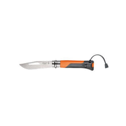 Couteau n°8 Outdoor OPINEL lame Inox bague de sécurité - Orange - 1577