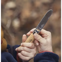 Opinel 001696 couteau de poche Camper/scout Gris, Bois