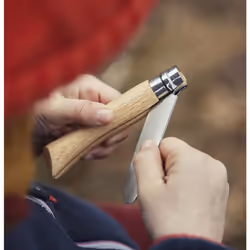 Opinel 001696 couteau de poche Camper/scout Gris, Bois - Vue supplémentaire 4