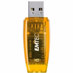 Emtec C400 USB 2.0 16GB, 16 Go, USB Type-A, 2.0, Jaune