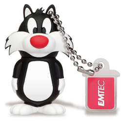 Emtec 8GB USB2.0 L101 LT Sylvester lecteur USB flash 8 Go USB Type-A 2.0 Noir, Blanc