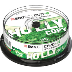Emtec ECOVR472516CB DVD vierge 4,7 Go DVD-R 25 pièce(s)