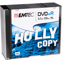 Emtec ECOVPR471016SL, DVD+R, Petit boitier, 10 pièce(s), 4,7 Go