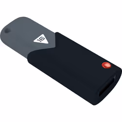 Emtec Click B100, 16 Go, USB Type-A, 3.2 Gen 1 (3.1 Gen 1), 80 Mo/s, Slide, Noir, Gris