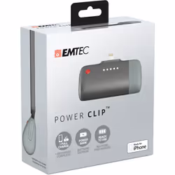 Emtec ECCHA26U400AP banque d'alimentation électrique Lithium-Ion (Li-Ion) 2600 mAh Noir, Gris