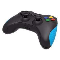 Emtec GEM Pad Wireless Noir, Bleu Bluetooth Manette de jeu Analogique/Numérique Android