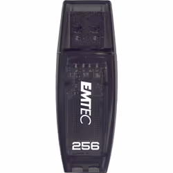 Emtec 256 GB, 256 Go, USB Type-A, 3.2 Gen 1 (3.1 Gen 1), 100 Mo/s, Casquette, Noir