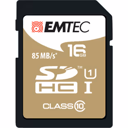 Emtec SDHC 16GB Class10 Gold +
