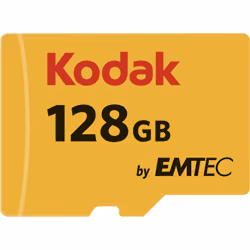 Emtec microSDXC 128GB, 128 Go, MicroSDXC, Classe 10, UHS-I, 85 Mo/s, 20 Mo/s
