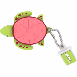 Emtec Turtle Lady lecteur USB flash 16 Go USB Type-A 2.0 Vert, Rose - Vue supplémentaire 4