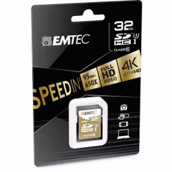 Emtec ECMSD32GHC10SP mémoire flash 32 Go SDHC Classe 10