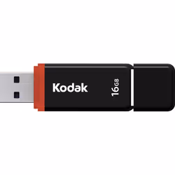 Kodak EKMMD16GK102, 16 Go, USB Type-A, 2.0, Casquette, Noir, Rouge, Blanc