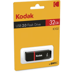 Kodak K100 32GB lecteur USB flash 32 Go USB Type-A 2.0 Noir, Rouge