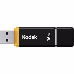 Kodak K100 16GB lecteur USB flash 16 Go USB Type-A 3.2 Gen 1 (3.1 Gen 1) Noir, Jaune