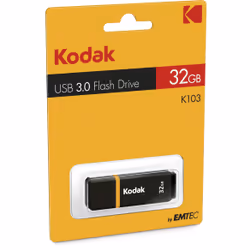Emtec USB3.0 K100 32GB lecteur USB flash 32 Go USB Type-A 3.2 Gen 1 (3.1 Gen 1) Noir, Jaune