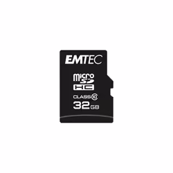 Emtec ECMSDM32GHC10CG, 32 Go, MicroSD, Classe 10, 20 Mo/s, 12 Mo/s