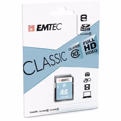 Emtec Classic 8 Go SDHC Classe 10