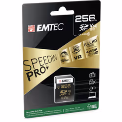 Emtec ECMSD256GUHS2V60 mémoire flash 256 Go SDXC UHS-II Classe 2