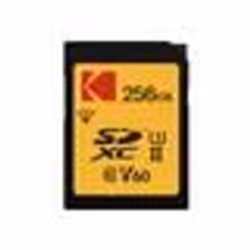 Carte mémoire SDXC - Kodak - UHS II U3 V60 Ultra Pro - 256 Go - Vitesse de lecture 300 Mo/s - Étanche