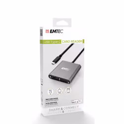 Emtec ECCAREADT610C lecteur de carte mémoire USB 3.1 Gris - Vue supplémentaire 5